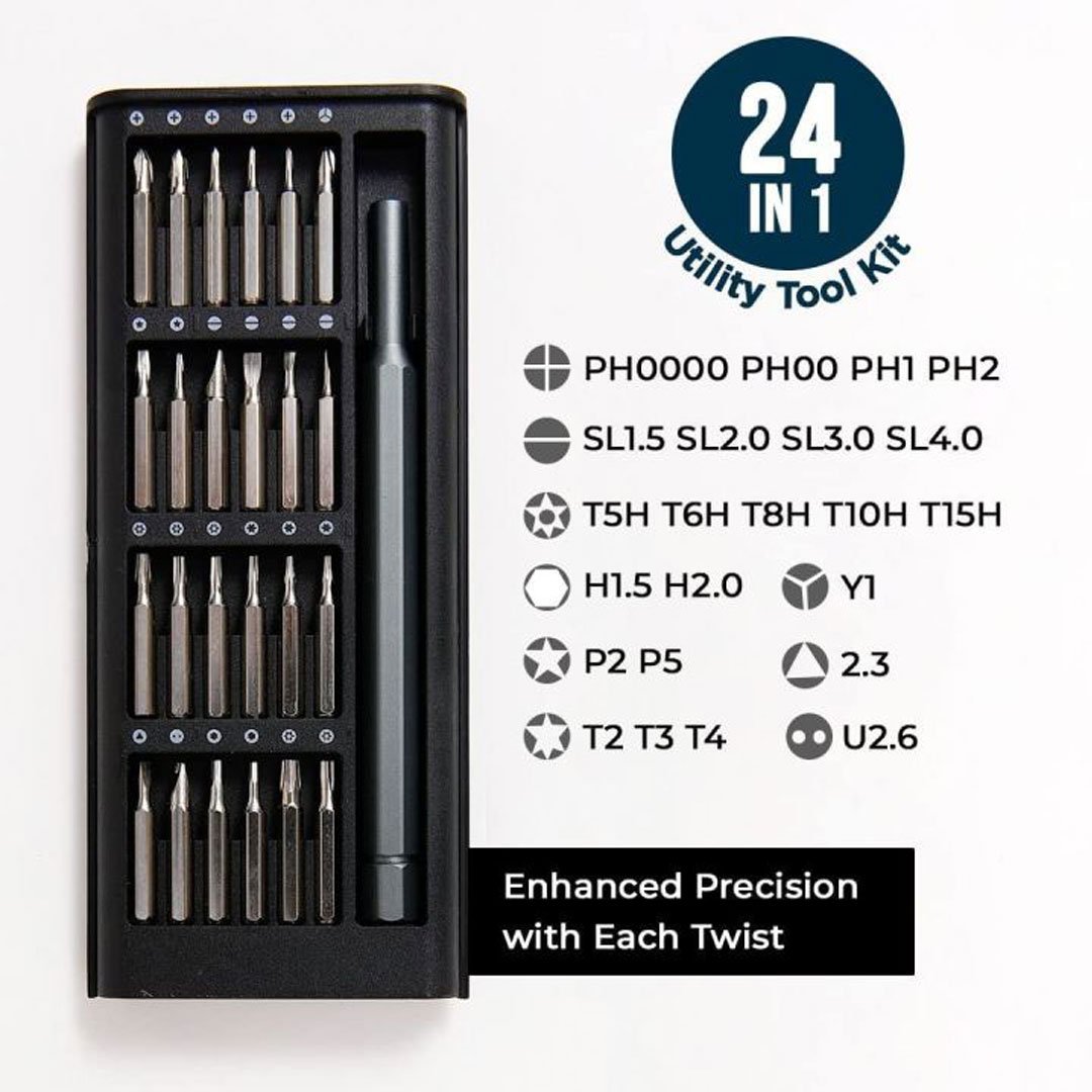 Screwdriver 24 in 1 Tool kit 6024 Professional Hardware Tools