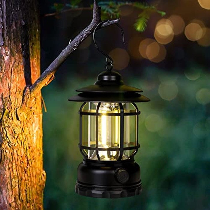 Retro Camping Lamp Rechargeable